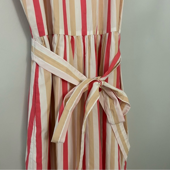 Kate Spade Stripe Poplin Midi Dress - Picture 6 of 7